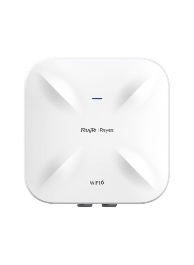 رويجي نقطة وصول خارجية متعددة الاتجاهات من رويجي RG-RAP6260-G، واي فاي 6 AX1800 | مدى بعيد | مقاومة للعوامل الجوية IP68 | جيجابت إيثرنت | راوتر لاسلكي خارجي - Image 1