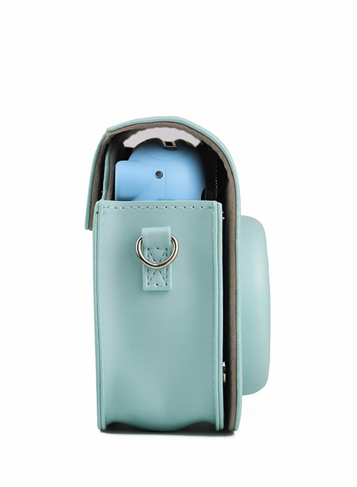 SYOSI PU Leather Camera Case for Fujifilm Instax Mini 11, with Adjustable Strap and Pocket (Angry Duck) - Image 5