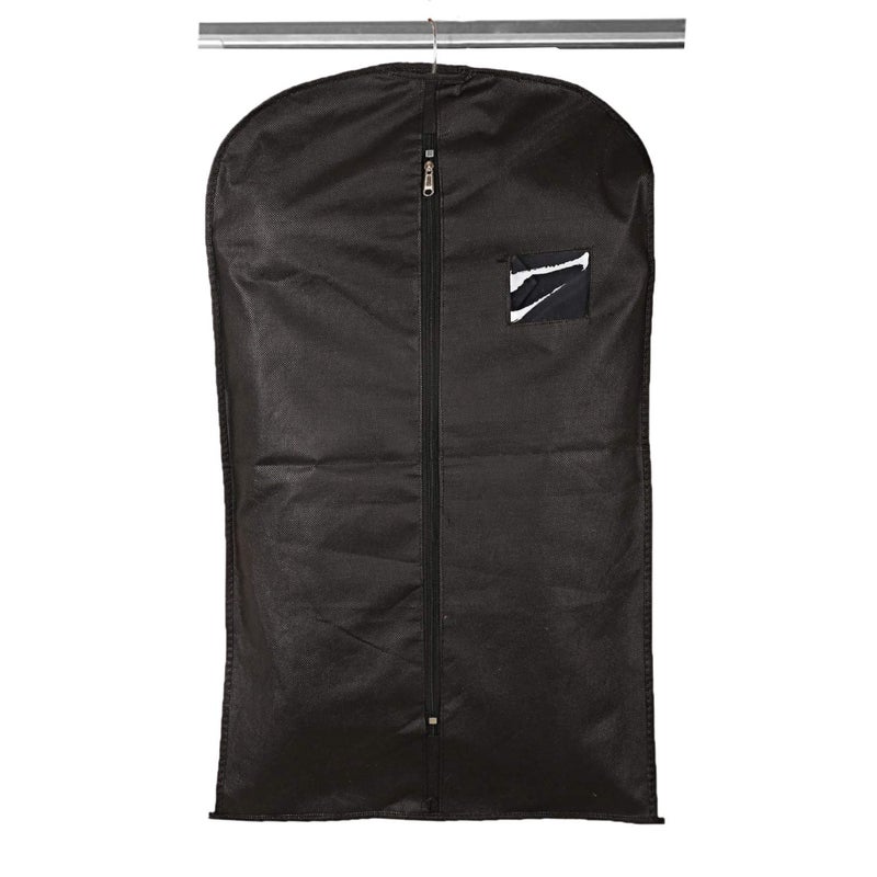 Kuber Industries Kuber Industries Non Woven Hanging Garment Cover for Kids Pack of 3 Black - Image 2