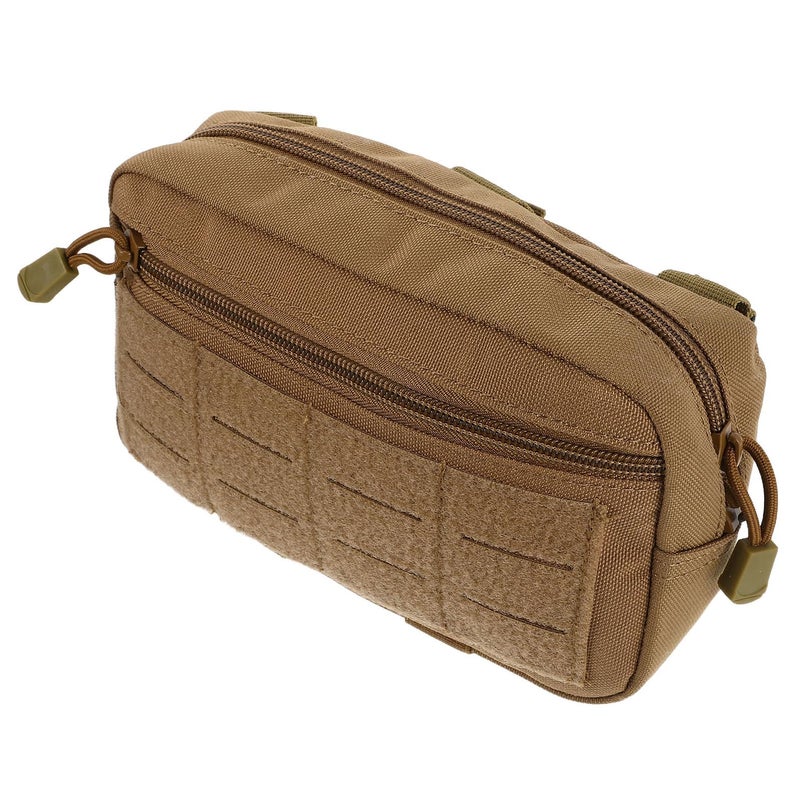 Mud Color Multifunctional Waist Pack Lightweight Hiking Fanny Pack with Multi Compartment Storage - Image 2