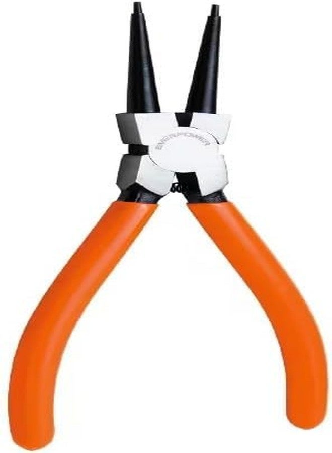 WsjiaboFux Orange Red Heavy Duty 7" EXTRA LONG External Straight Retaining Ring Clip Circlip Removal Plier Snap-Ring Pliers, Slip-Joint Pliers Side-Cutting Plier Sets Needle-Nose - Image 1