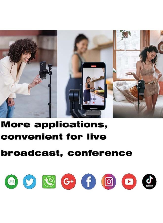 Wireless Lavalier Microphone, Phone Lapel Mic for YouTube Video Recording Interview Tiktok Vlog Live Streaming, 3 Levels Noise Reduction, Plug-in