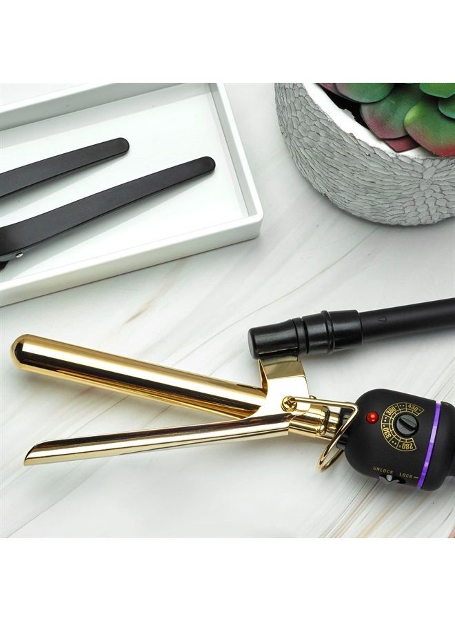 Hot Tools أداة هوت تولز برو أرتيست مكواة مارسل 24 قيراط ذهبية | تجاعيد وأمواج تدوم طويلاً (5/8 بوصة) - Image 2