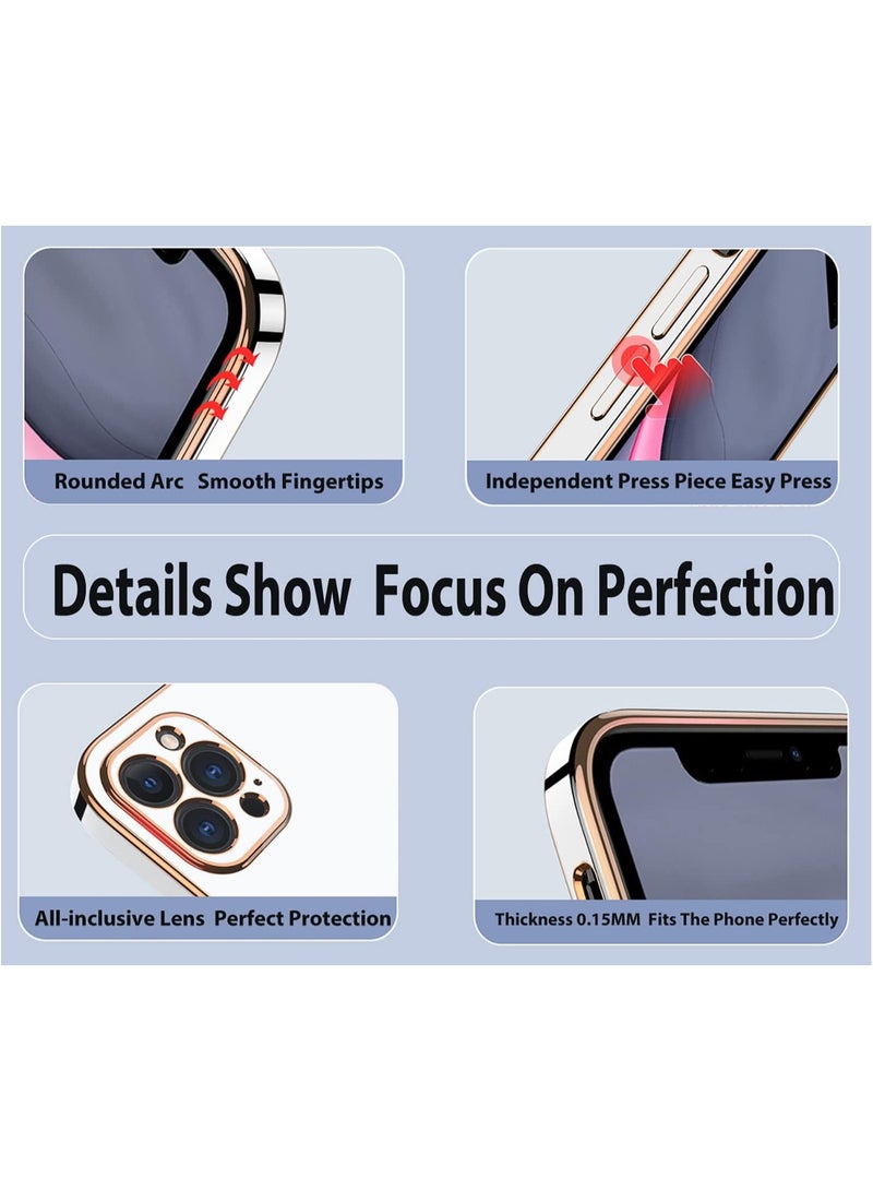 غطاء قلب فاخر لجراب سامسونج جالاكسي S25 إيدج بلمعان ناعم مع حماية كاملة للكاميرا مرتفعة حواف سيليكون مضاد للصدمات - وردي - Image 5