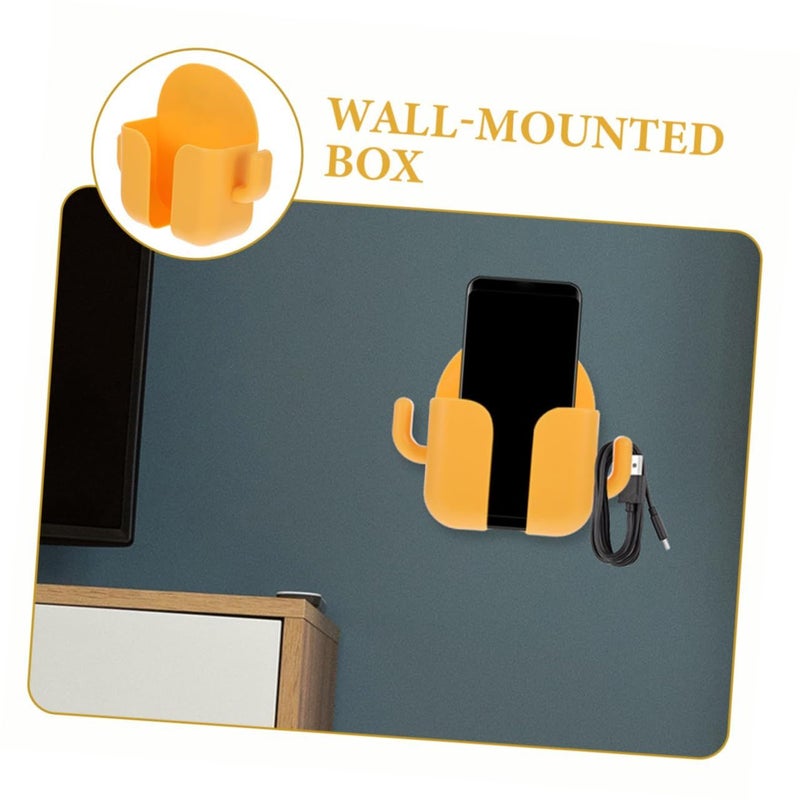 Cactus Shaped Wall Mount Phone Organizer With Remote Control Holder - Image 4