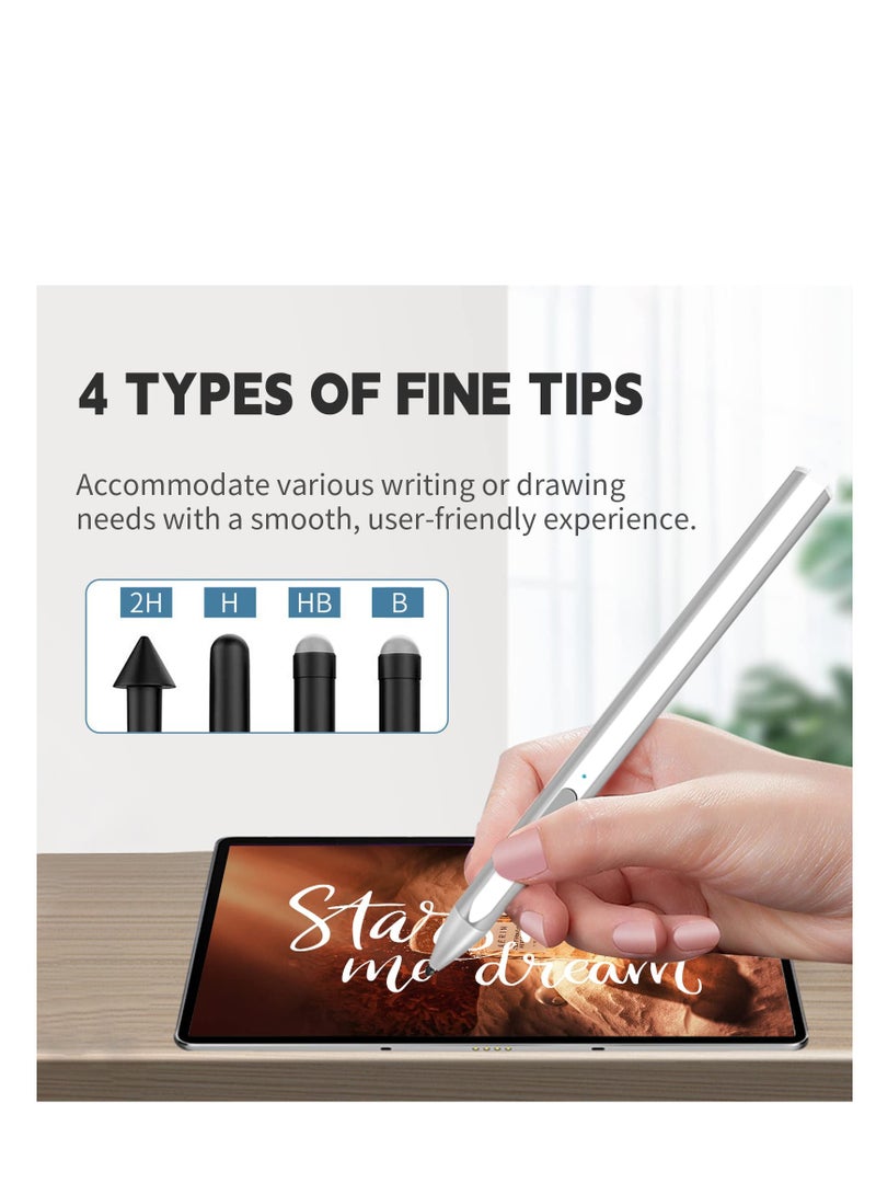 رؤوس أقلام للاقلام السطحية (عبوتين) مجموعة استبدال تناسب قلم مايكروسوفت سيرفيس برو 5 (2017) موديل 1776 قلم سيرف GO سلسلة اللابتوب والكتب قلم احترافي 4 قلم سيرفيس برو - Image 2