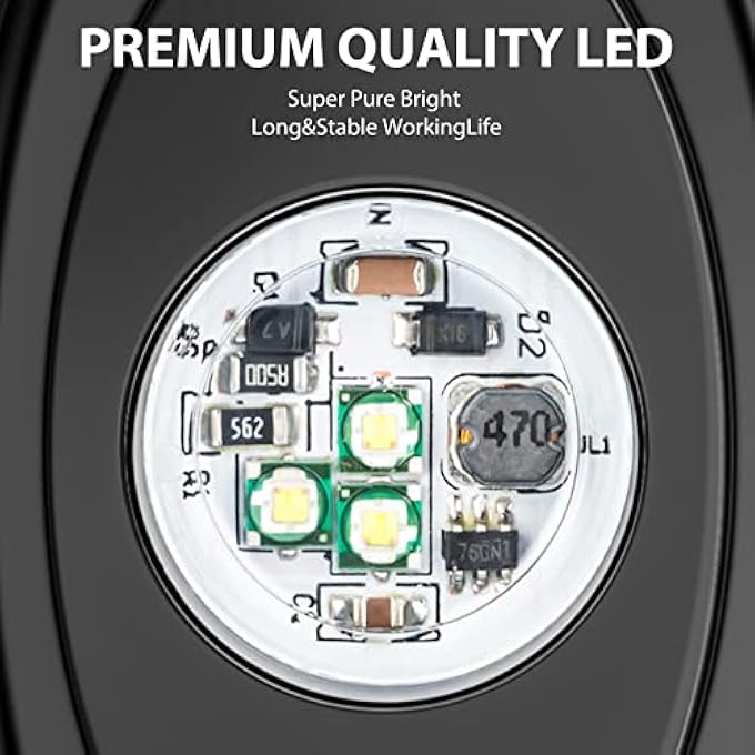 YONEDA Led Rock Lights 4Pods Waterproof Led Neon Underglow Light For Car Truck Atv Utv Suv Jeep Offroad Boat Underbody Glow Trail Rig Lamp White - Image 2