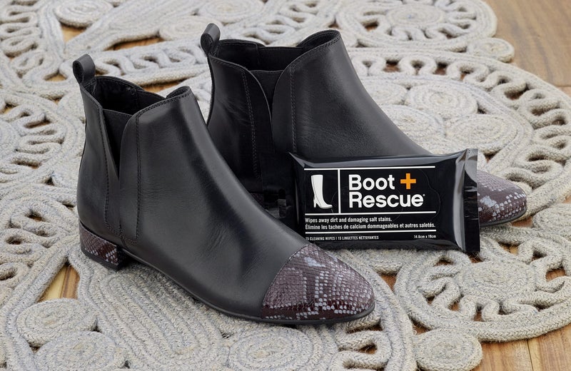 Boot Rescue All-Natural Cleaning Wipes. Remove Dirt & Damaging Salt Stains from Leather & Suede Shoes & Boots. Re-sealable Pack of 15 Wipes. - Image 5