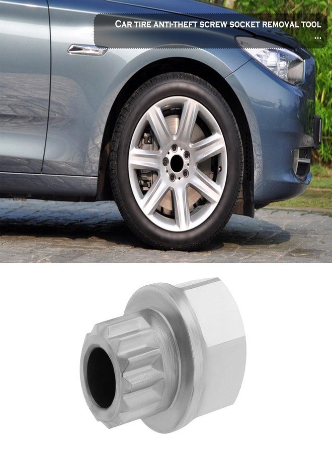 Micro Traders 30/13PT Wheel Lock Key Locking Lug nut Removal Tools- Anti Theft for Cars Wheel Tire Nut Screw Removal Compatible with BMW 5 Series 3 Series 1 Series - Image 2
