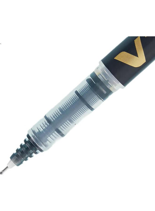 PILOT قلم حبر سائل رولر بال من بايلوت V7 النسخة المحدثة، قابل لإعادة التعبئة، 0.7 مم، أزرق، عبوة من 6 - Image 2