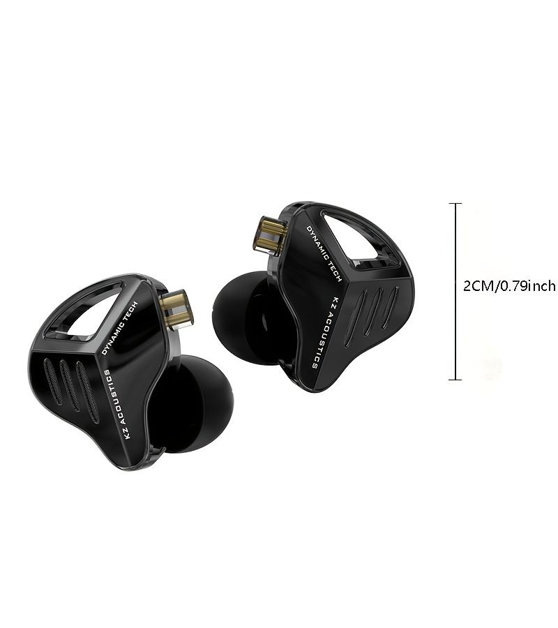 KZ Zvx Pro In Ear HiFi Wired Headphones Acoustic Tuning All Metal Moving Coil IEM With Mic Equipped With Bass Driver Unit And Detachable OFC Cable For Gaming And Musicians - Image 4