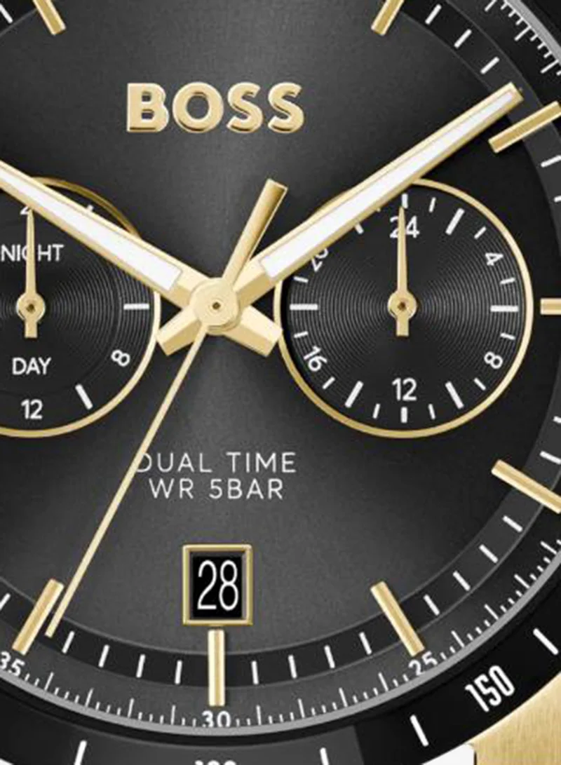 BOSS  Analogue Multifunction Quartz analog Watch with Leather Strap for Men | Best Price UAE