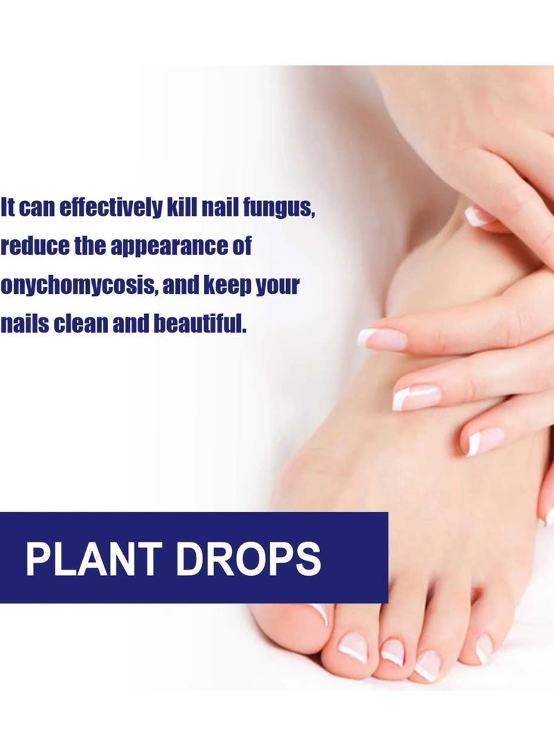 SOUTH MOON 2 Pcs Plant Drops Nail Care Oregano Tea Tree Plant Drops for Nail Fungus Treatment Serum for Toenails and Fingernails Oregano Oil Fungal Nail Renewal Anti Fungus Nail Repair Gel 2x10ml - Image 4
