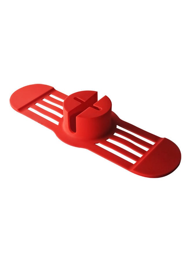 NIBEMINENT Anti-Spill Couch Coaster Holder Red 16 x 9 15cm  - Image 1