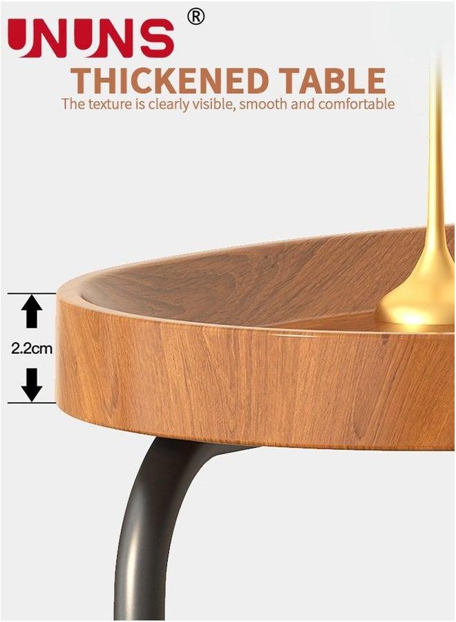 UNUNS Modern Side Coffee Table For Living room,Sofa,Corner,Bedside,Coffee Room Bedroom Indoor And Out door With Metal Frame - Image 4