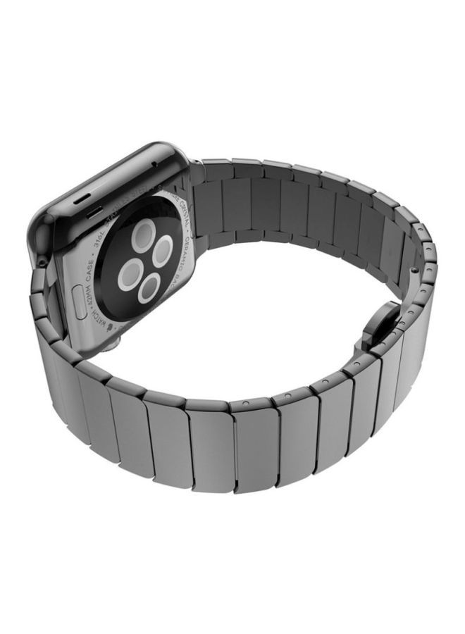 NIBEMINENT Metal Band For Apple Watch 42/44/45mm Black - Image 2