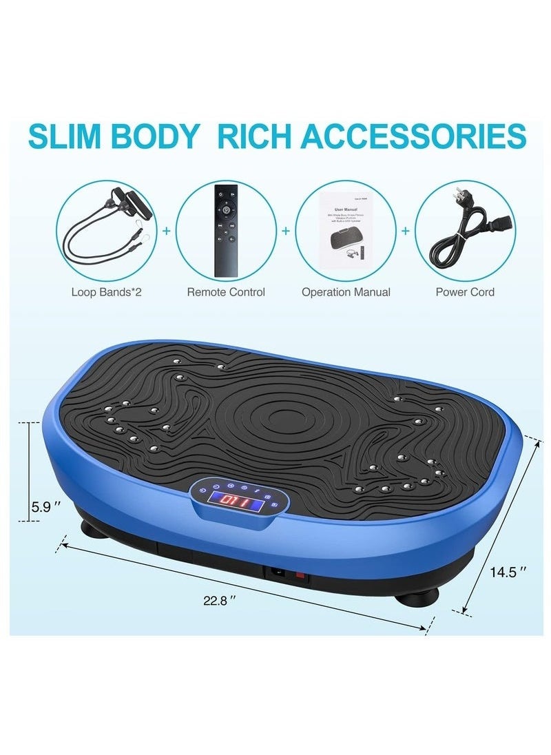 RAQTA Vibration Plate Exercise Machine – Whole Body Workout Fitness Platform for Weight Loss, Shaping & Toning | Home Gym Wellness Equipment for Men & Women  - Image 3