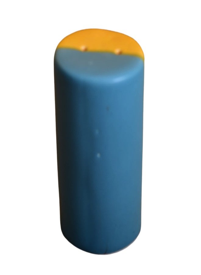 KunhaR Ceramic Pepper Shaker, Salt Shaker Dispenser, Spice Dispenser, 1 Piece, White Dusty Blue - Image 1