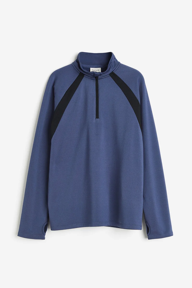 اتش اند ام Kids Warm Half Zip Sports Sweatshirt