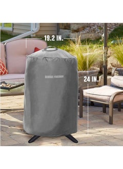 George Foreman GFA0240RDCG Round Grill Cover, Gray  - Image 4
