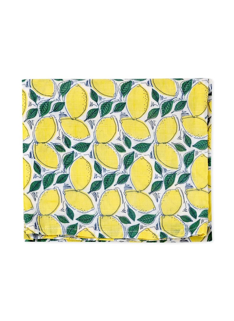 The Mom Store The Mom Store Baby Swaddle Wrap Cotton Comfortable Fruity Lime New Born  - Image 4
