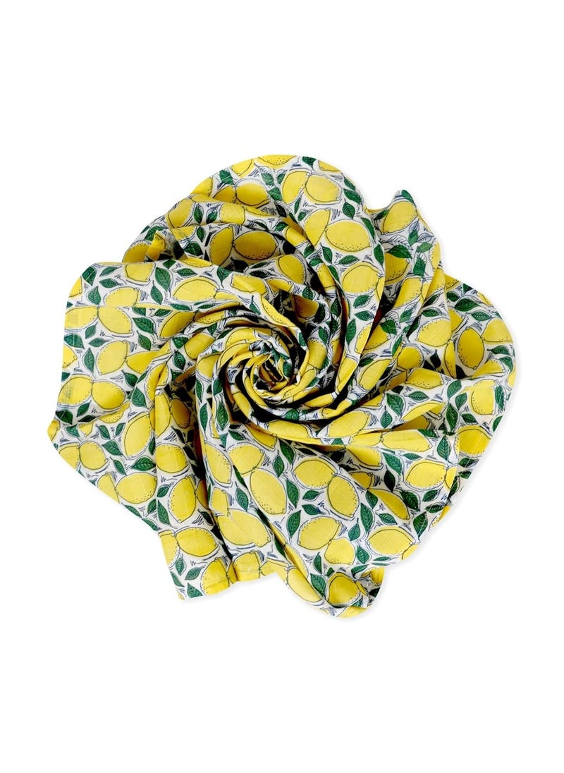 The Mom Store The Mom Store Baby Swaddle Wrap Cotton Comfortable Fruity Lime New Born  - Image 3