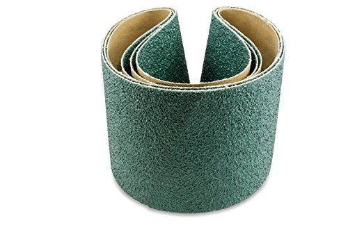 Red Label Abrasives 4 X 36 Inch 36 Grit Metal Grinding Zirconia Sanding Belts, 3 Pack - Image 1