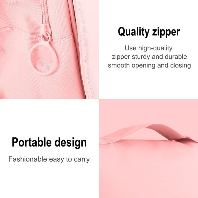TAGUDA Multi-Function Travel Hanging Toiletry Bags Cosmetic Bag Makeup Bag for Women, Men (PINK) - Image 4
