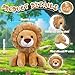 VercanMonth 12 Pieces Lion Plush Set 6 Inches Cuddly Lion Stuffed Animal Soft Cuddly Plushie for Boys Girls Birthday Favors Gifts Forest Party Decor - Image 4