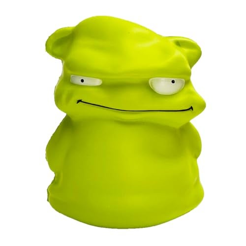 funnysquee Adorable Mini Green Monster Slow Rising Squishy Stress Relief Fun for Kids in Convenient 47 Size - Image 1