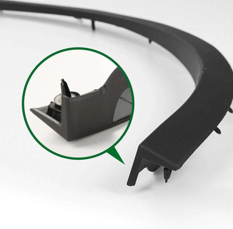 DEMULAX Front Wheel Eyebrow Molding Fender Flare for Tesla Model Y - Image 2