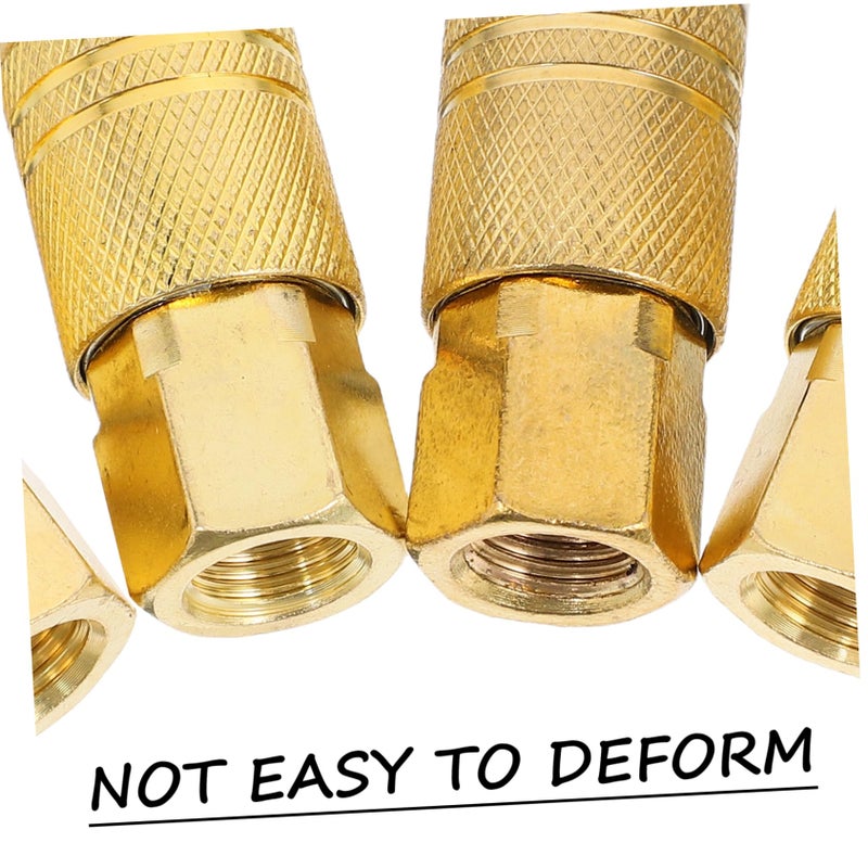 4 Pcs NPT Female Quick Connect Air Hose Fittings Pneumatic Tool Coupler Adapter - Image 4