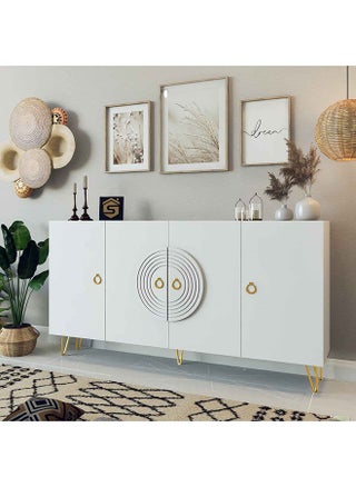 Modern white buffet or entrance console - MD11 40x160x90 cm - pzsku/ZA24B20E52E6FB77138D2Z/45/_/1716719421/8834e5c9-b62a-4b71-ae9b-c889528f9822