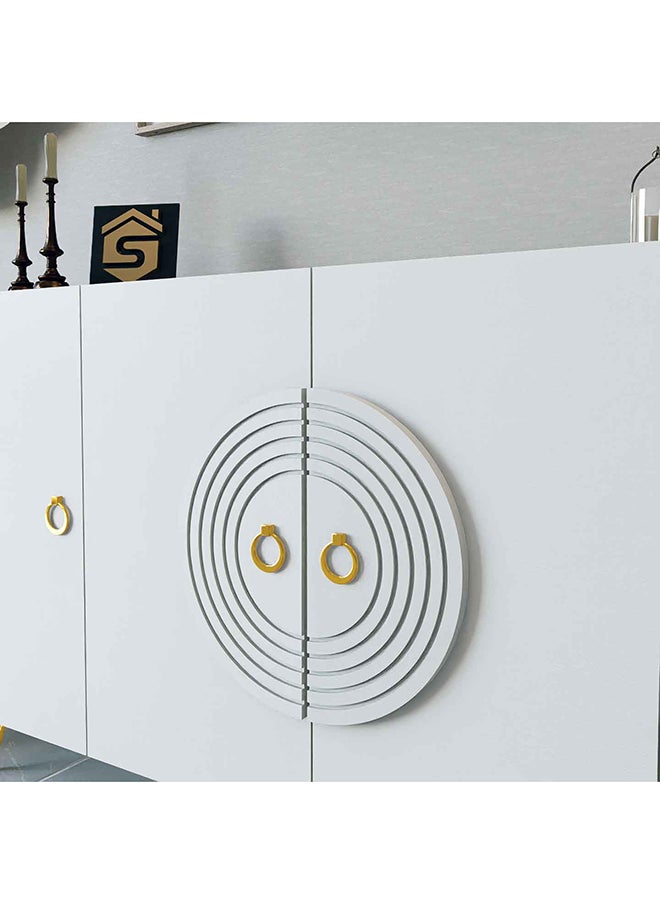 Modern white buffet or entrance console - MD11 40x160x90 cm