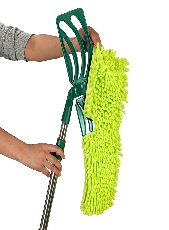 Pine Sol Pine-Sol Telescopic Microfiber Dry/Wet Mop - Dust Mopping for Cleaning Hardwood Floors, Tile, Laminate | Swivel Sweeper with Washable Pad and Extendable Metal Handle - Image 4