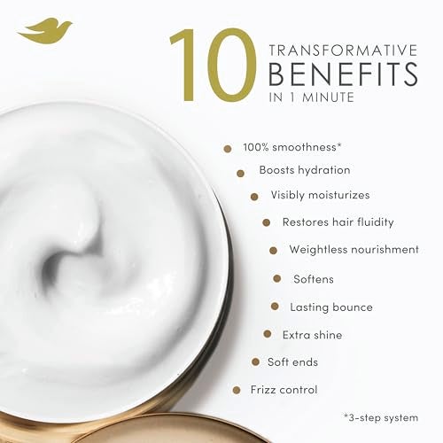 Dove Hair Hyaluronic Moisture for Dry Hair 10-in-1 Hydrating Hair Mask with Bio-Protein Care Technology and Hyaluronic Serum 9.2 Fl Oz - Image 3