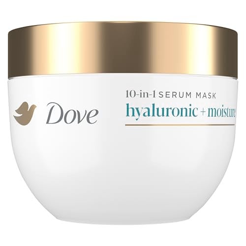 Dove Hair Hyaluronic Moisture for Dry Hair 10-in-1 Hydrating Hair Mask with Bio-Protein Care Technology and Hyaluronic Serum 9.2 Fl Oz - Image 1