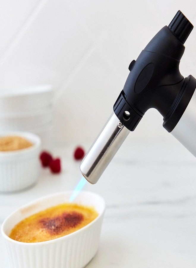 Sur La Table Kitchen Torch, Refillable Butane Kitchen Torch for Crème Brûlée, Browning and Culinary Finishing - Image 3