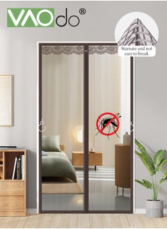 VAOdo Magnetic Screen Door Self Sealing Heavy Duty Hands Free Mesh Partition Keeps Bugs Out Pet and Kid Friendly Works with Front Doors and Sliding Doors  - Image 1