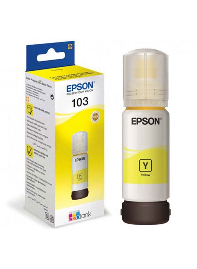 Epson 103 Ecotank Ink Bottle 103 Yellow - Image 3