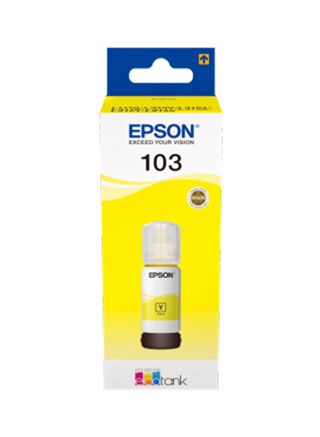 Epson 103 Ecotank Ink Bottle 103 Yellow - Image 2