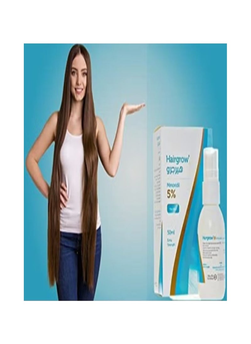 Hairgrow Minoxidil 5% Solution Hair Regrowth Tonic 50ml (2 Pack 2 Month)  - Image 2