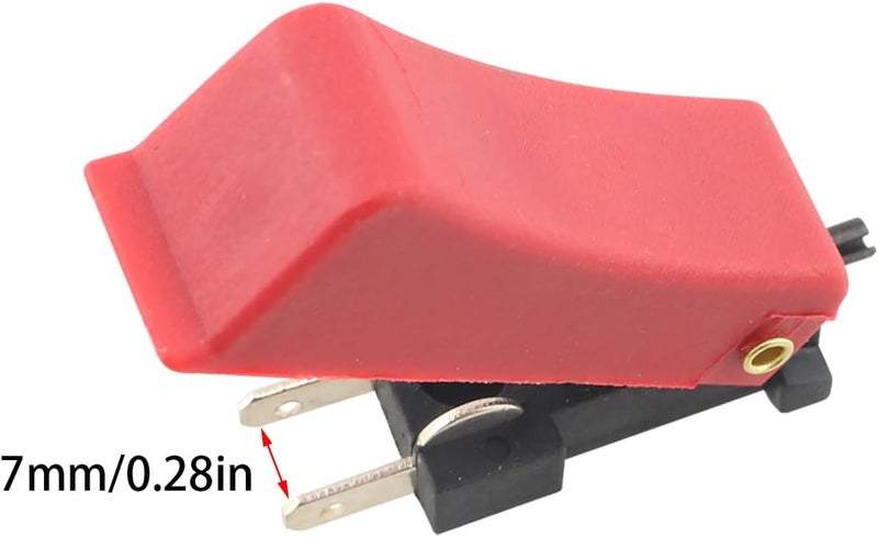 klarako 6PCS Trigger Switch High Sensitivity Trigger Switch High Sensitivity Stable Reliable Trigger Switch for Welding Torch, Red and Black - Image 3