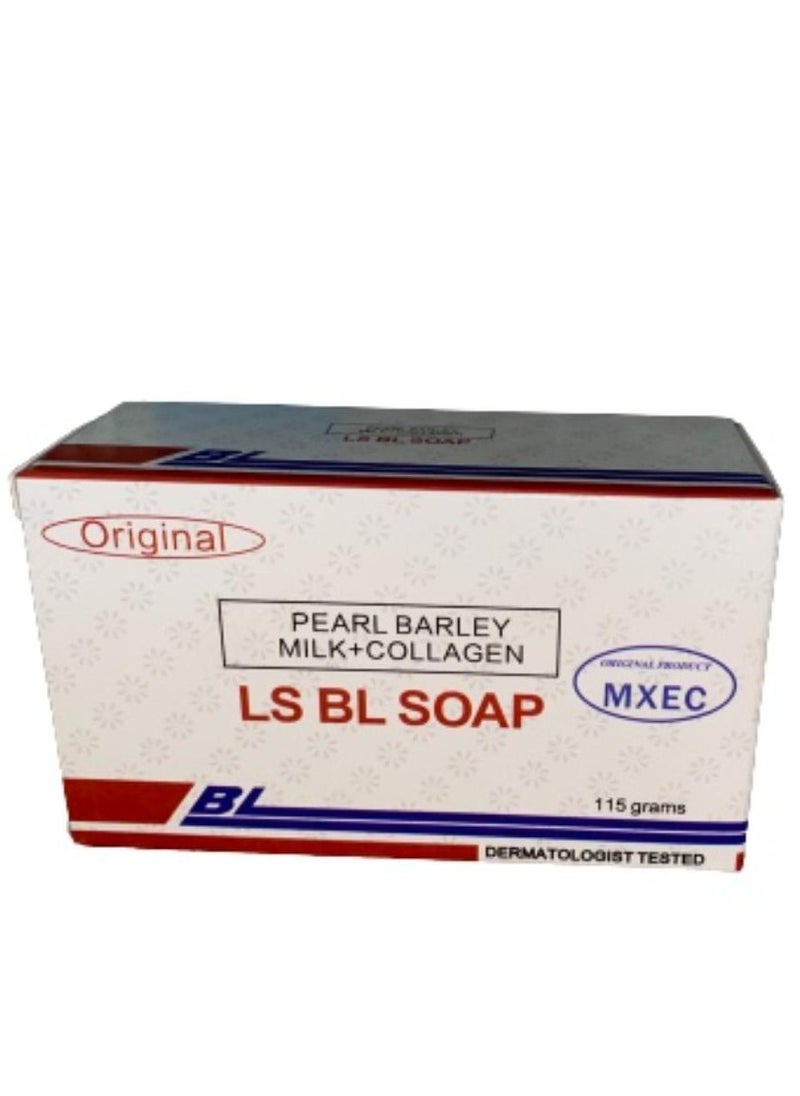 LS BL Soap Pearl Barley Milk Collagen For Cleansing and Moisturizing 115g 