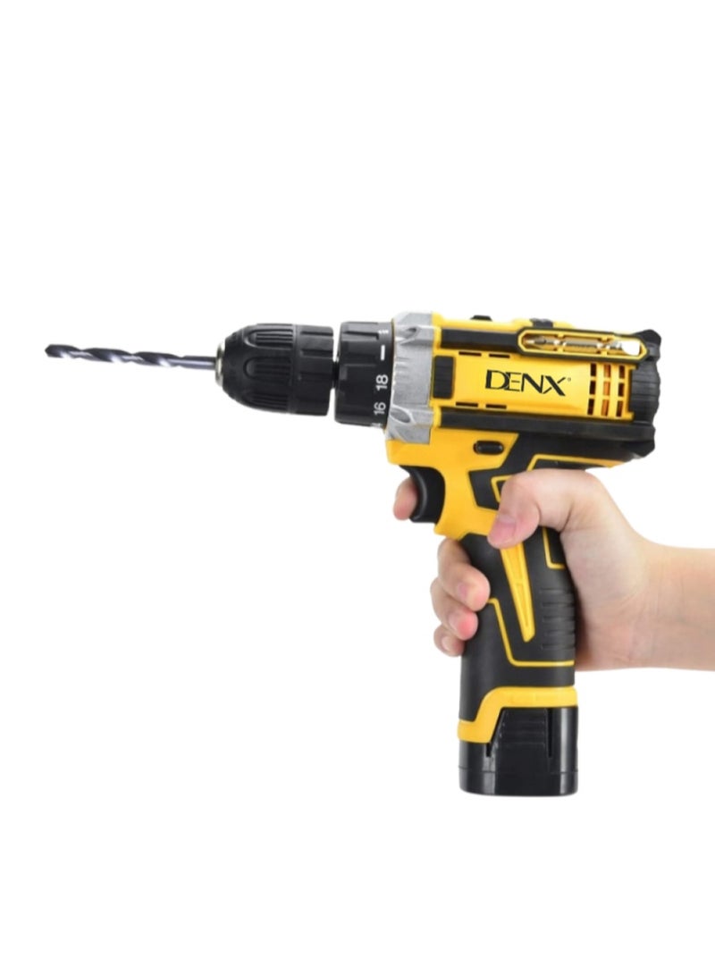 دينكس مثقاب كهربائي متعدد الوظائف DX3323 بقدرة 12 فولت بطارية ليثيوم 1300 الطاقة 24 وات - Image 4