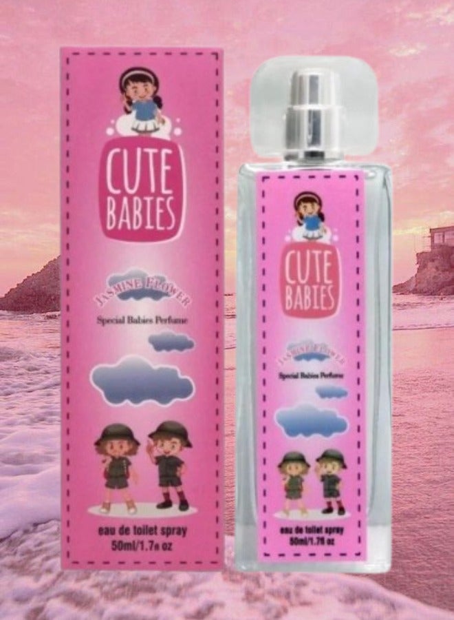 Cute 7 Pieces Babies Jasmine Flower Perfume 50ml EDT - Image 2