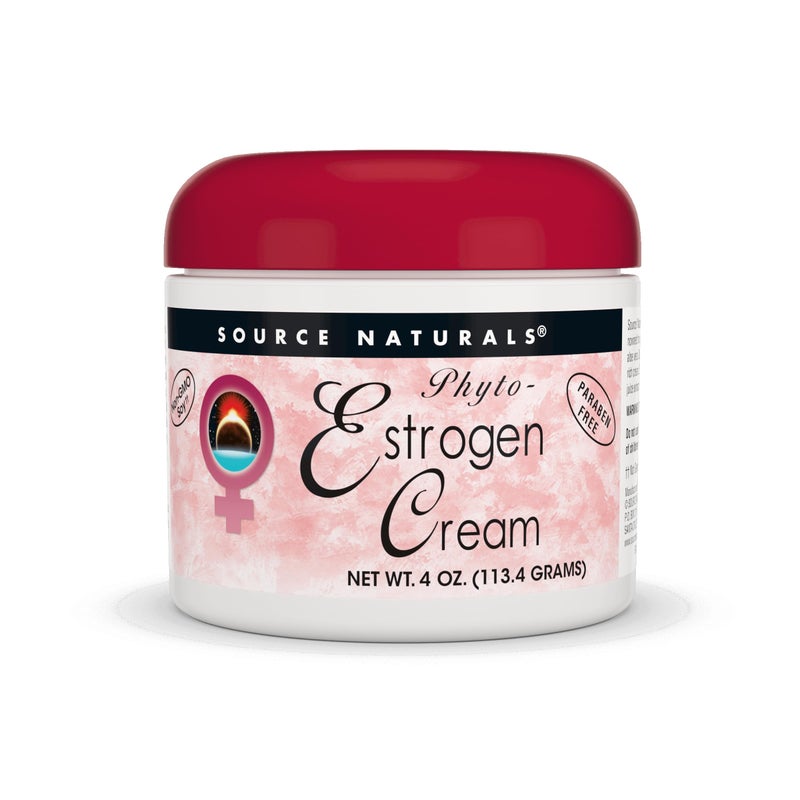 Source Naturals Phyto-Estrogen Cream, Paraben-Free - 4 oz Cream - Image 1