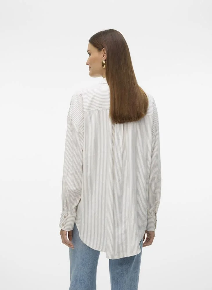 فيرو مودا Oversized Long Sleeve Shirt