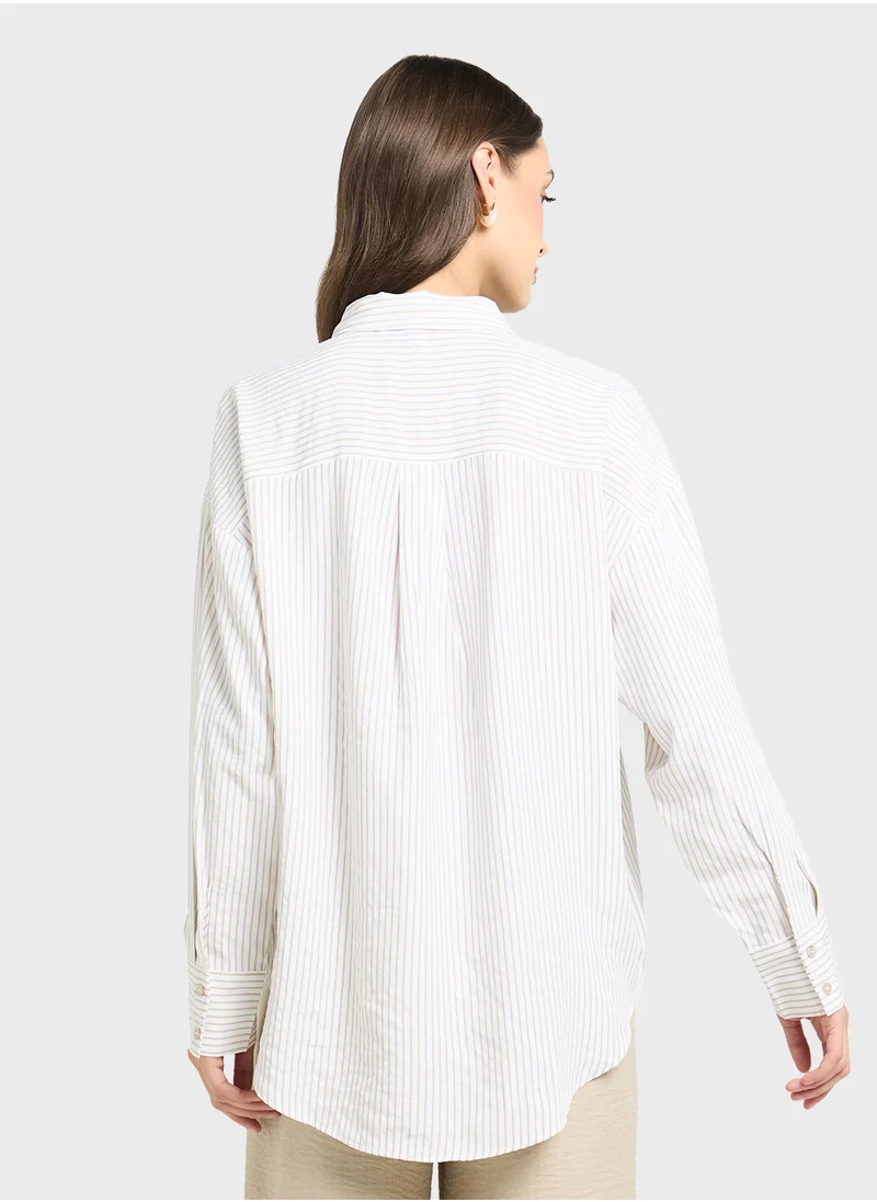 VERO MODA Oversized Long Sleeve Shirt