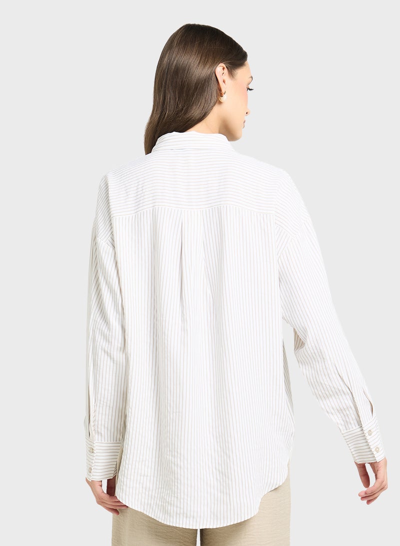 VERO MODA Oversized Long Sleeve Shirt  - Image 2